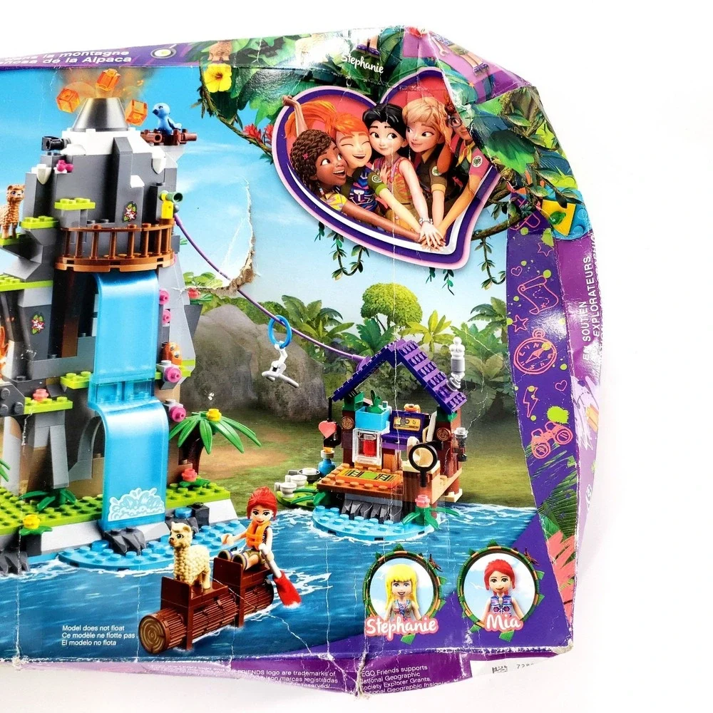 LEGO FRIENDS: Alpaca Mountain Jungle Rescue 41432 DAMAGED CRUSHED BOX New Sealed